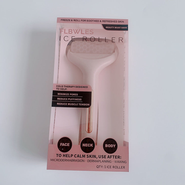 Pink roller for skincare