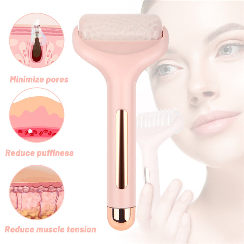 Ergonomic beauty massage roller