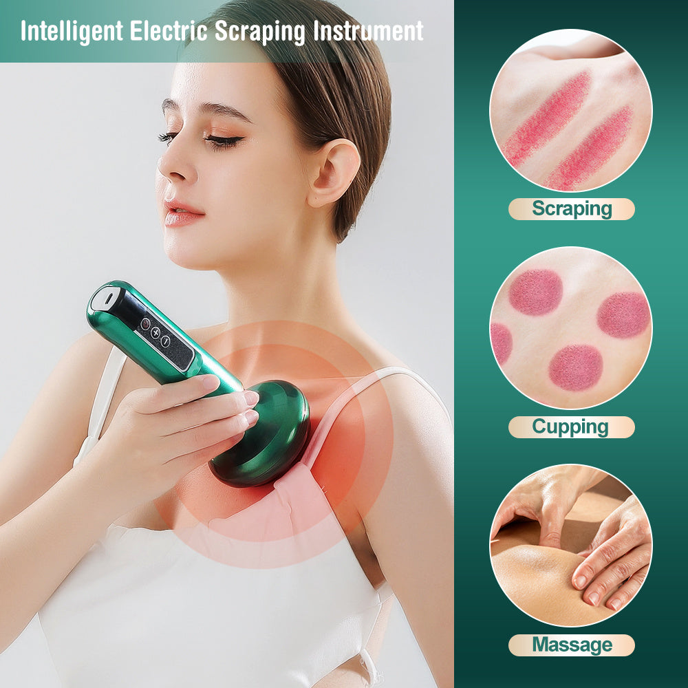 Handheld cupping massager machine