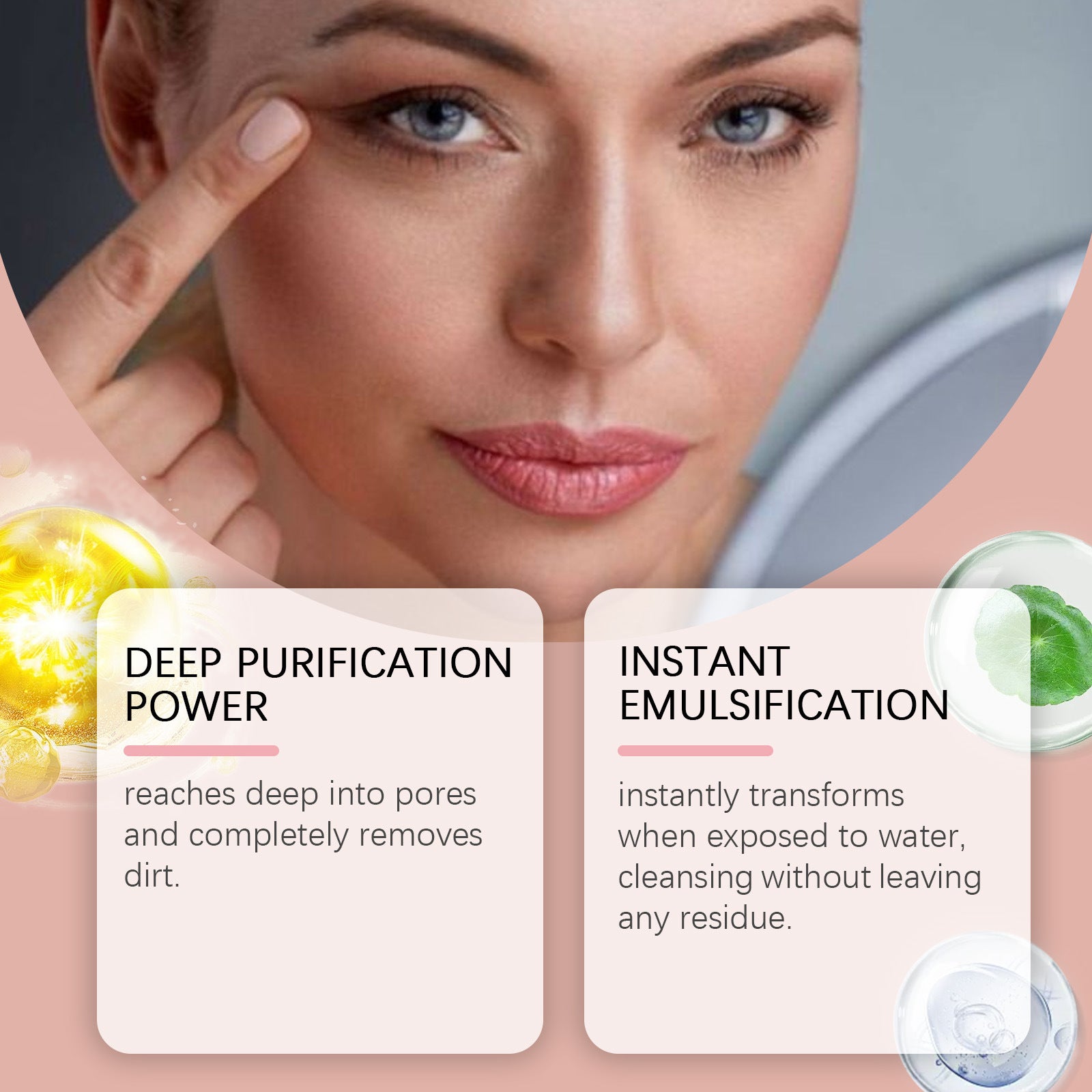 "Makeup remover skincare oil