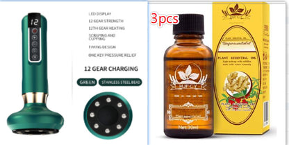 Rechargeable massage cupping tool