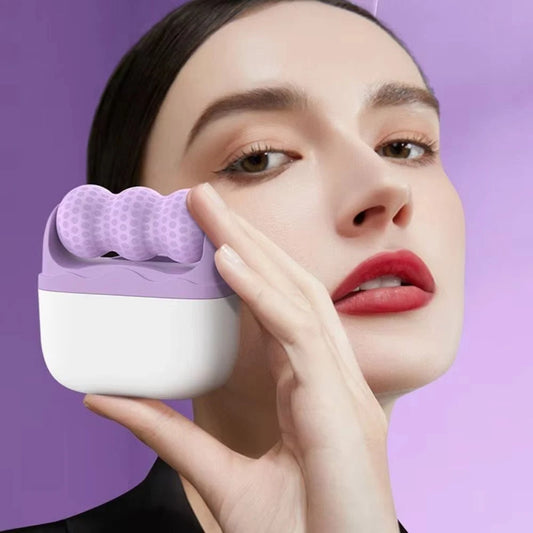 Facial massage roller tool
